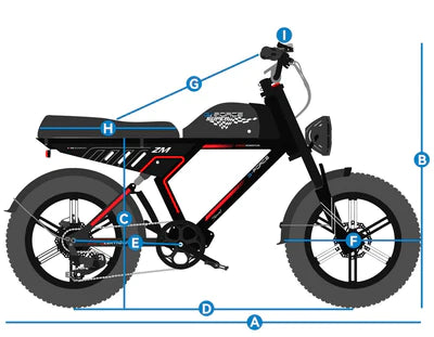 Geometry of ZM Electric Bike by G-Force