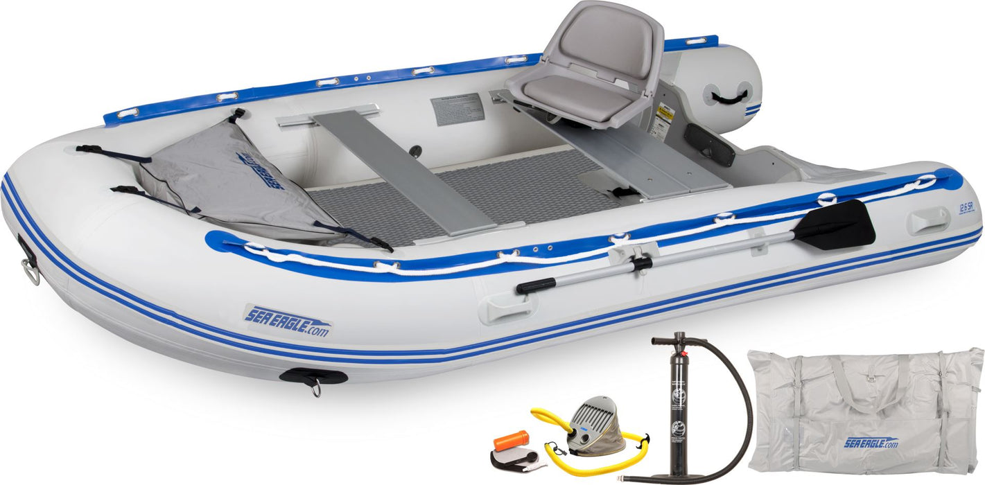 12'6" Sport Runabout Inflatable Boat (Sport Runabouts Series) Drop Stitch Swivel Seat Package by SeaEagle 126SRDK_SW SeaEagle