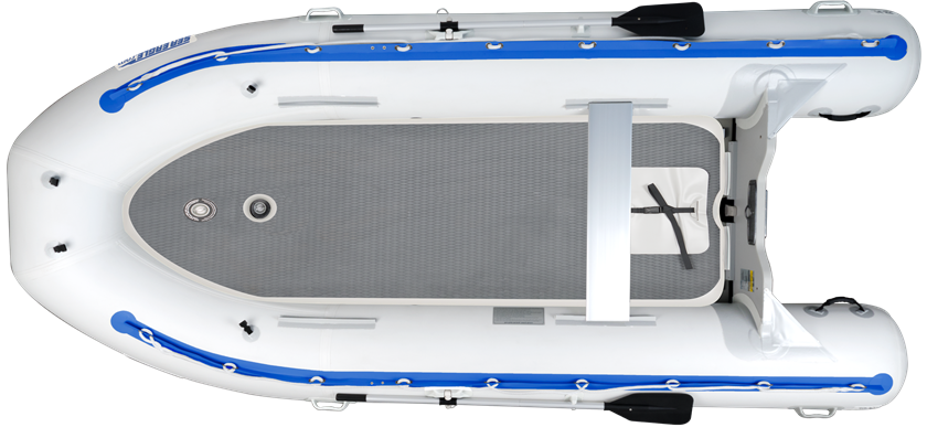 14' Sport Runabout Inflatable Boat (Sport Runabouts Series) Drop Stitch Swivel Seat & Canopy Package by SeaEagle 14SRDK_SWC SeaEagle