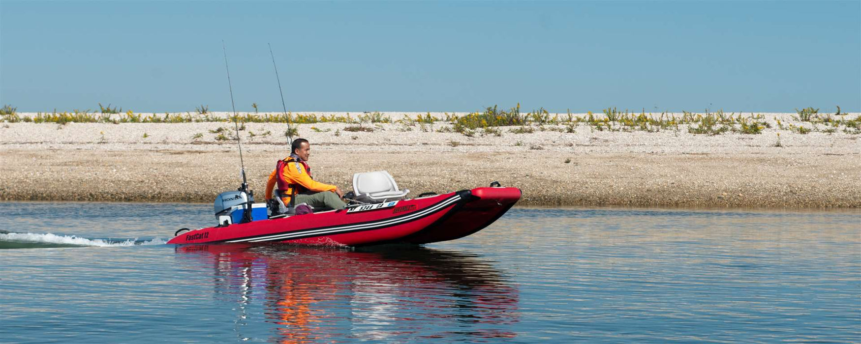 FastCat™ Catamaran Inflatable Boat Swivel Seat Canopy Package by SeaEagle FASTCAT12K_SWC SeaEagle