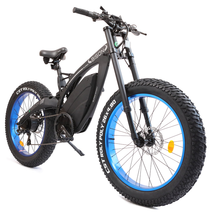 Ecotric Fat Tire Electric Bike Bison - Matte Black - BISON26-BL Ecotric Electric Bikes