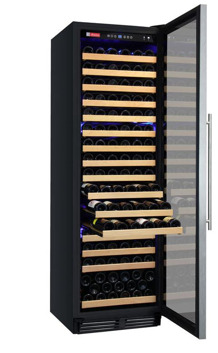 Allavino 24" Wide FlexCount Classic II Tru-Vino 174 Bottle Single Zone Stainless Steel Right Hinge Wine Refrigerator Allavino