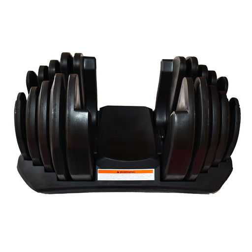 Aleko Adjustable Dumbbell Weight for Home Gym - 10 to 90 lbs - Set of 2 -Black 2ADB40-AP Aleko