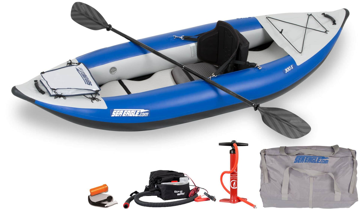 300x Explorer Inflatable Kayak Pro Kayak Package by SeaEagle 300XK_P SeaEagle