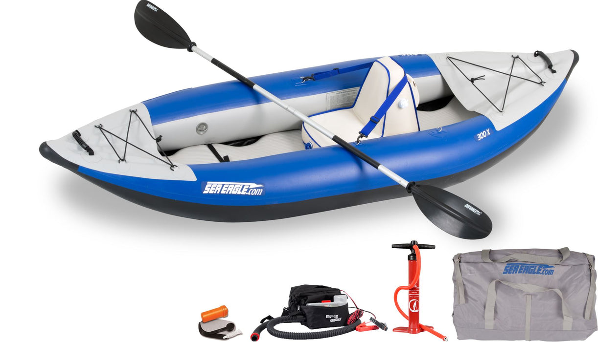 300x Explorer Inflatable Kayak Deluxe Package by SeaEagle 300XK_D SeaEagle