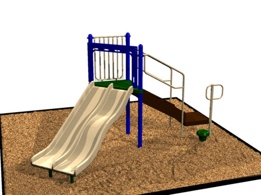 Commercial Playground Dual Slide #31204-161 KidStuff PlaySystems KidStuff PlaySystems