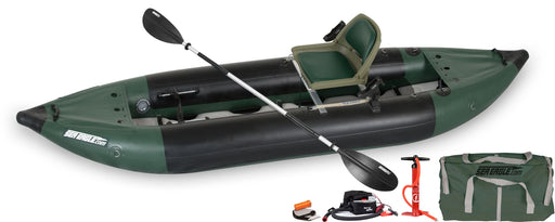 350fx Fishing Explorer Inflatable Fishing Boat Swivel Seat Fishing Rig Package by SeaEagle 350FXK_FR SeaEagle