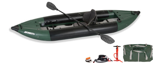 350fx Fishing Explorer Inflatable Fishing Boat Pro Solo Package by SeaEagle 350FXK_PSB SeaEagle