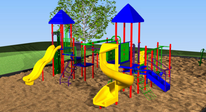 Commercial Playground #6171 by KidStuff PlaySystems KidStuff PlaySystems