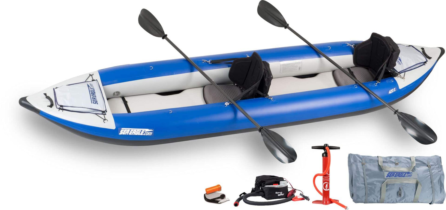 420x Explorer Inflatable Kayak Pro Carbon Package by SeaEagle 420XK_PC SeaEagle