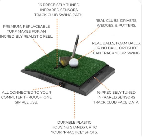 Golf in a Box 2: All in One Home Golf Simulator by Optishot Optishot