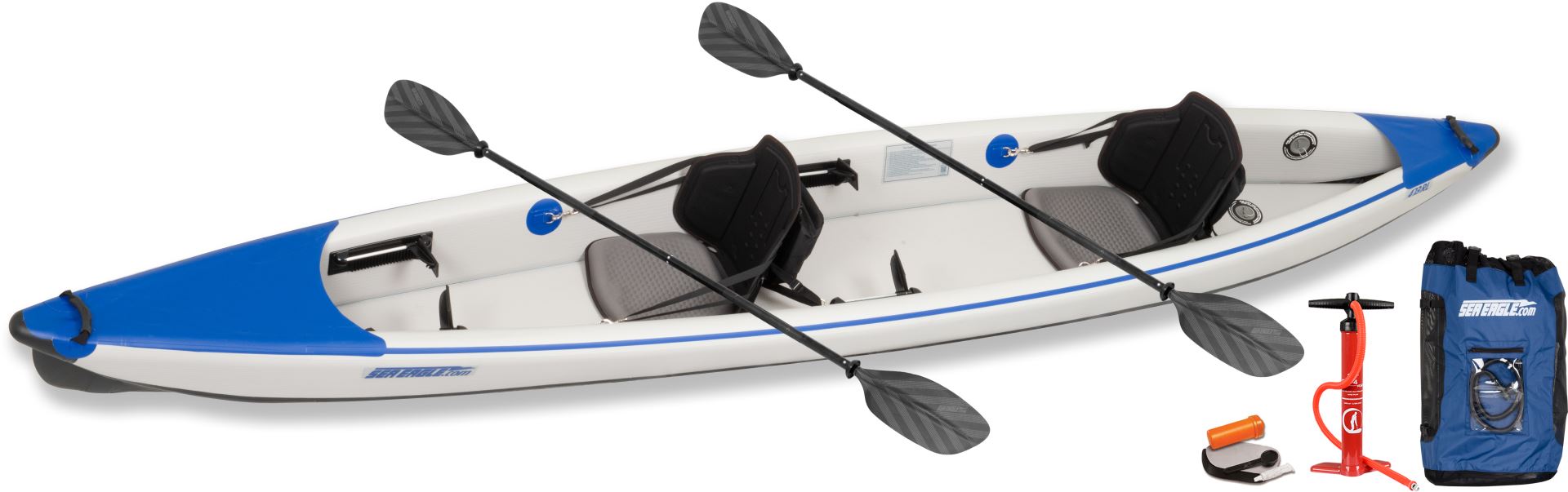 RazorLite™ 473rl Inflatable Kayak Pro Carbon Tandem Package by SeaEagle 473RLK_PC SeaEagle