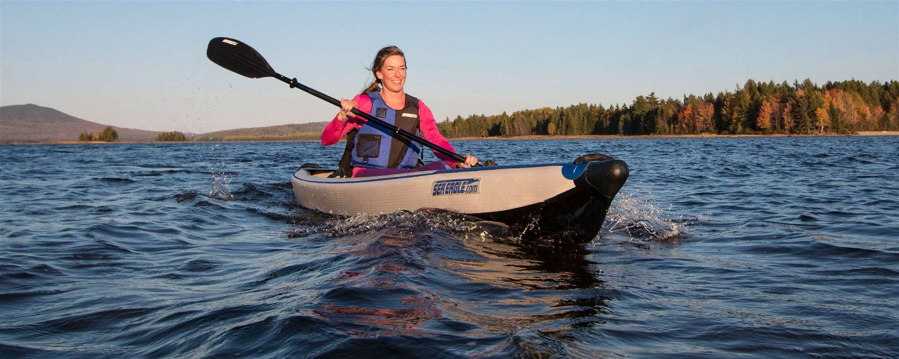 RazorLite™ 393rl Inflatable Kayak Pro Carbon Solo Package by SeaEagle 393RLK_PC SeaEagle