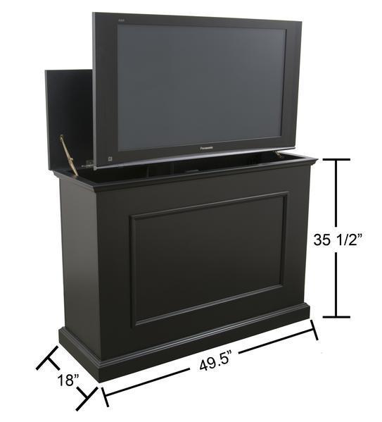 Elevate 72011 Black TV Lift Cabinet for 50" Flat screen TVs by TouchStone TouchStone