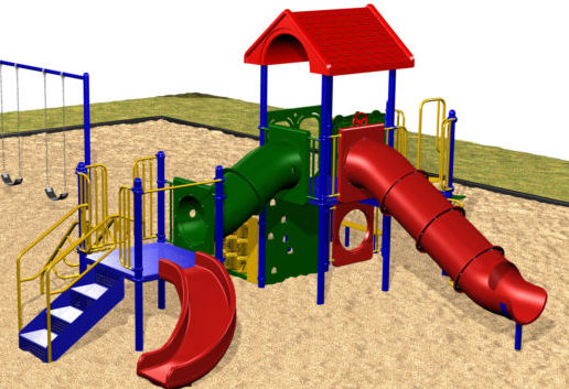 Commercial Playground #7473-02 by KidStuff PlaySystems KidStuff PlaySystems