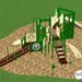 Commercial Playground #7644-02-201 by KidStuff PlaySystems KidStuff PlaySystems