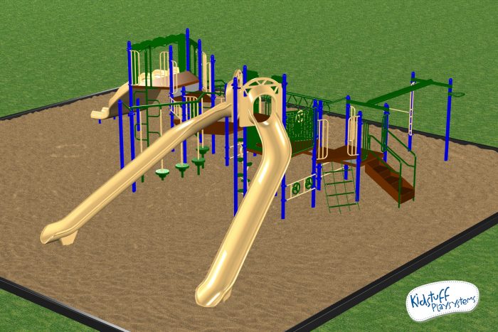 Commercial Playground #7686-02 by KidStuff PlaySystems KidStuff PlaySystems