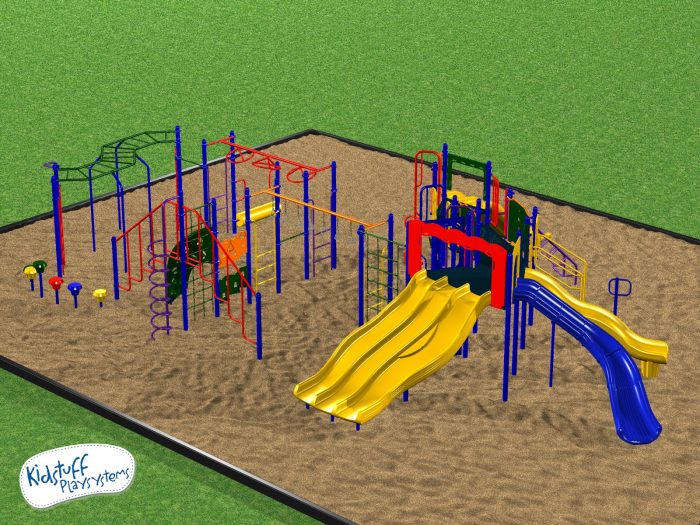 Commercial Playground #7691-02-191 by KidStuff PlaySystems KidStuff PlaySystems