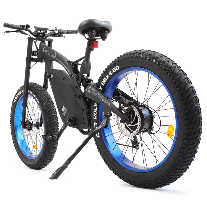 Ecotric Fat Tire Electric Bike Bison - Matte Black - BISON26-BL Ecotric Electric Bikes