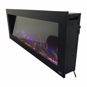 Sideline Outdoor/Indoor 50" Recessed/Wall Mounted Electric Fireplace (No Heat) by TouchStone 80017 TouchStone