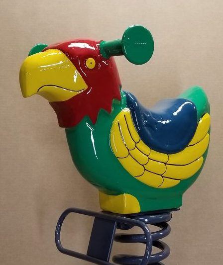 Commercial Playground #9743 Spring Parrot by KidStuff PlaySystems KidStuff PlaySystems