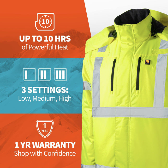 Gobi Heat Flash Heated Hi Vis Jacket