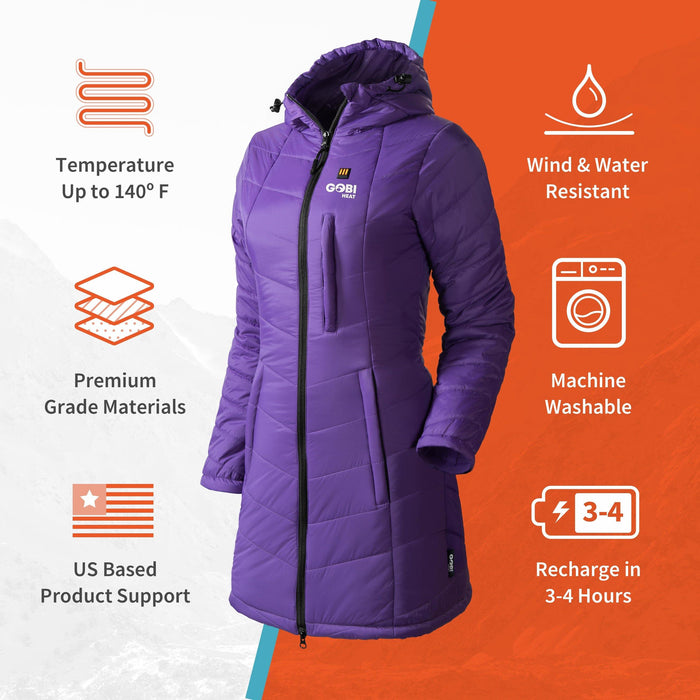 Gobi Heat Victoria Womens Heated Coat