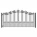 Aleko Steel Single Swing Driveway Gate - PRAGUE Style - 14 x 6 Feet - DG14PRASSW-AP at YBLGoods Aleko