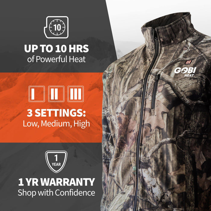 Gobi Heat Sahara Heated Hunting Jacket - Mossy Oak® Camo