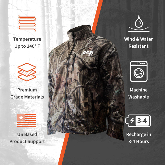 Gobi Heat Sahara Heated Hunting Jacket - Mossy Oak® Camo