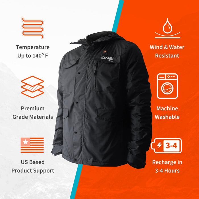 Gobi Heat Shift Mens Heated Snowboard Jacket