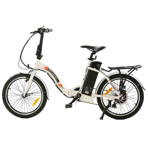 Ecotric 36V Folding Electric Bike Starfish 20" - UL Certified - White - C-STA20LED-W-Z Ecotric Electric Bikes