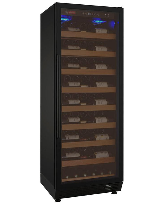 Allavino 24" Wide Vite II Tru-Vino 99 Bottle Single Zone Black Right Hinge Wine Refrigerator YHWR115-1BR20 Allavino