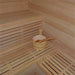 Aleko 4-5 Person Canadian Red Cedar Wood Indoor Wet Dry Sauna with 4.5 kW ETL Electrical Heater CED6HELSINKI-AP Aleko
