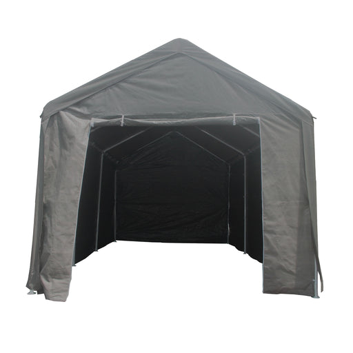 Aleko Heavy Duty Outdoor Canopy Carport Tent - 10 X 20 FT - Gray CP1020GR-AP Aleko