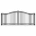 Aleko Steel Dual Swing Driveway Gate - MILAN Style - 14 x 6 Feet DG14MILD-AP Aleko