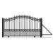 Aleko Steel Sliding Driveway Gate - LONDON Style - 14 x 6 Feet DG14LONSSL-AP Aleko