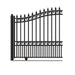 Aleko Steel Sliding Driveway Gate - LONDON Style - 14 x 6 Feet DG14LONSSL-AP Aleko