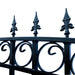 Aleko Steel Single Swing Driveway Gate - LONDON Style - 18 x 6 Feet DG18LONSSW-AP Aleko