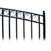 Aleko Steel Dual Swing Driveway Gate - PARIS Style - 16 x 6 Feet DG16PARD Aleko