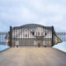 Aleko Steel Sliding Driveway Gate - PARIS Style - 16 x 6 Feet DG16PARSSL-AP Aleko