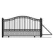 Aleko Steel Sliding Driveway Gate - PARIS Style - 12 x 6 Feet DG12PARSSL-AP Aleko