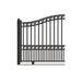 Aleko Steel Sliding Driveway Gate - PARIS Style - 14 x 6 Feet DG14PARSSL-AP Aleko