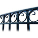 Aleko Steel Single Swing Driveway Gate - PARIS Style - 18 x 6 Feet DG18PARSSW-AP Aleko