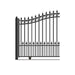 Aleko Steel Sliding Driveway Gate - PRAGUE Style - 14 x 6 Feet DG14PRASSL-AP Aleko