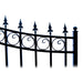 Aleko Steel Single Swing Driveway Gate - PRAGUE Style - 18 x 6 Feet DG18PRASSW-AP Aleko