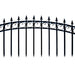 Aleko Steel Single Swing Driveway Gate - PRAGUE Style - 18 x 6 Feet DG18PRASSW-AP Aleko