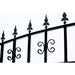 Aleko Steel Dual Swing Driveway Gate - VENICE Style - 12 x 6 Feet DG12VEND-AP Aleko