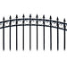 Aleko Steel Single Swing Driveway Gate - LONDON Style - 18 x 6 Feet DG18LONSSW-AP Aleko