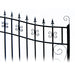 Aleko Steel Dual Swing Driveway Gate - VENICE Style - 14 x 6 Feet Aleko